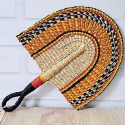 Gana ručno pletena lepeza iz Afrike Cene