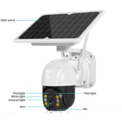 Gembird CAM-IP3MP-EK2-WIFI Solar 3 megapiksela micro sd Icsee xmeye pro app Two-way voice Ptz ip66 Cene