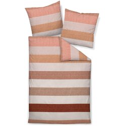 Janine POSTELJNINA 135/200 cm bombažni flanel terakota Cene