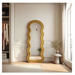 Hanah home podno ogledalo mia, 65 cm x 170 cm, žuto Cene