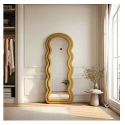 Hanah home Podno ogledalo Mia, 65 cm x 170 cm, Žuto Cijene