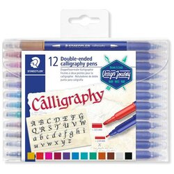 Staedtler Kaligrafski flomastri, desigen journey 12/1, v pvc etuij 3005 TB12 Cene
