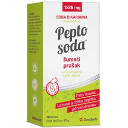 Goodwill Pepto soda šumeći prašak sa zaslađivačem (20kesica 80g) Cene