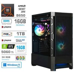 PCX gaming namizni računalnik Exton R7 9700X/16GB/SSD 1TB/RTX 5060 Ti/Win 11 Pro/-GS8-618133 Cene