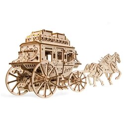 UGEARS 3d drvena mehanička puzzle - poštanska kočija Cene