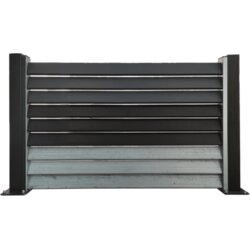 Joilart Uzorak panelne ograde, žaluzina, cink-crno-antracit – M5084 Cene