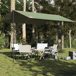 vidaXL Ponjava za kampiranje zelena 360x294 cm vodoodporna Cene