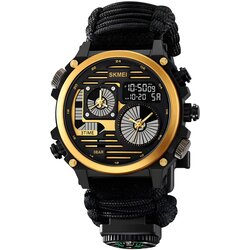Skmei Ura SP-35268 - Črna / Zlata / S kompasom Cene