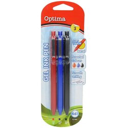 Optima Gel pisalo Soft Touch, 0.7 mm, 3 kosi Cene