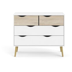Tvilum bijela komoda Oslo, 98,7 x 81,7 cm Cene