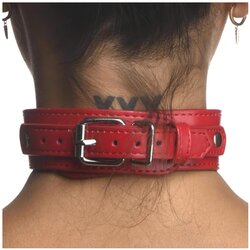 Strict Body Harness z ovratnikom (rdeča) - M/L Cene