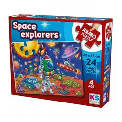 KS Games Igračka puzzle jumbo Svemir JP31011 68x48cm 24 dijela Cene