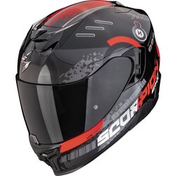 Scorpion Exo-520 evo air titan metal black-red Cene