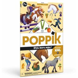 Poppik Edukativni poster s nalepnicama XXL Otkrića: Konji 7+ Cene