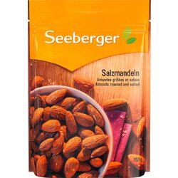 Seeberger Praženi in soljeni mandlji - 150 g Cene