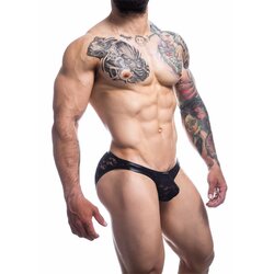 Cut4Men L4CE01 Bikini Bulge with Lace Black M Cene