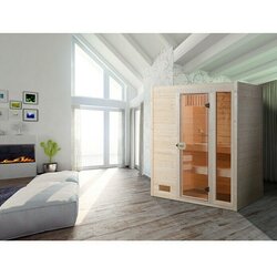 WEKA Masivna lesena finska savna Finnwood 2 (5,4 kW, 139 x 189 x 203 cm) Cene