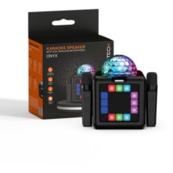 Gigatech zvučnik onyx (aux/fm/bluetooth) karaoke s 2 wireless mikrofona Cene