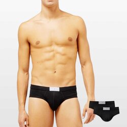 Bikkembergs slip gaće u sportskom stilu, crni, 2xPack Cene
