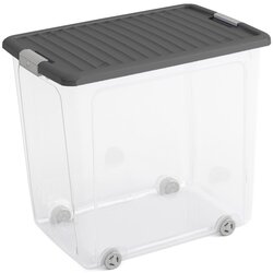 Kis Plastična kutija za pohranu s poklopcem 56,5x39x51,5 cm W box XL – Cene