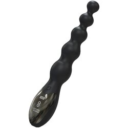 Hidden Desire Extreme Beaded Anal Power Vibrator Black Cene