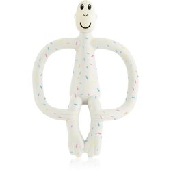 Matchstick monkey Teething Toy and Gel Applicator grickalica za bebe sa četkicom 2 u 1 Confetti Cream 1 kom Cene