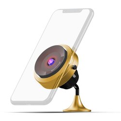 Misura MA05- Držalo za mobilni telefon z vakuumskim priseskom in brezžičnim polnjenjem QC3.0 - GOLD, (21656931) Cene