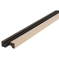 FibroTech Zaključna letvica za akustične panele (3.000 x 25 x 22 mm, 2 kos, Svetli hrast) Cene
