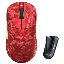 Attack Shark Bežični gaming miš RS3Ultra PAW3955MAX/52000 DPI/8KHz/Lightweight/Red Carbon Cene