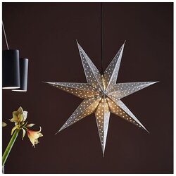 Markslöjd 705788 - Božićna dekoracija GLITTER 1xE14/25W/230V prečnik 75 cm srebrna Cene