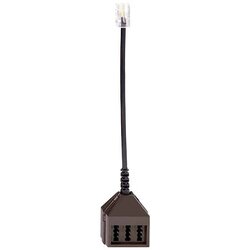 Rutenbeck telefon adapter [1x RJ45 vtič 8p8c - 3x moški konektor TAE-N] 0.15 m, (20411055) Cene