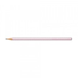 Faber Castell grafitna olovka grip HB sparkle 118261 rose metallic ( 5557 ) Cene