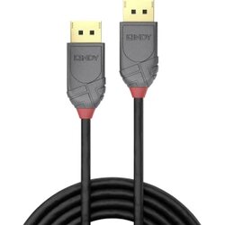 Lindy DisplayPort priključni kabel 0.50 m crna DisplayPort 1.4 Cene