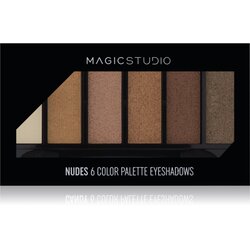 Magic Studio 6 Color Palette Eyeshadows paleta senčil za oči odtenek 02 Nude 6.3 g Cene