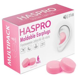 Haspro Silikonski čepići za uši Mold6 - roza boja (12 komada) Cene
