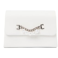 Shelvt Small elegant handbag white Cene