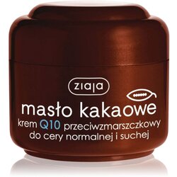 Ziaja Cocoa Butter krema proti gubam q10 za normalno do suho kožo 50 ml za ženske Cene