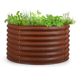 Blumfeldt Rust Grow, povišeni cvjetnjak, vrtni cvjetnjak, pocinčani čelik, hrđava završna obrada Cene
