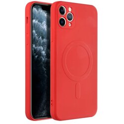 Silicone Mag Cover compatible with MagSafe maska za IPHONE 11 PRO MAX red Cene