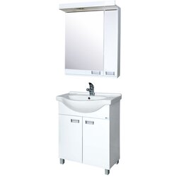 Quartz komplet - lavabo sa ormarićem 57cm + ormarić sa ogledalom 55cm lux ket Cene