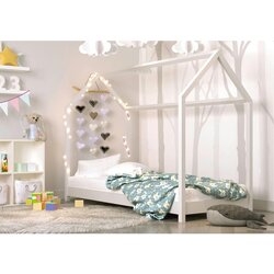 HAPPYKIDS OTROKA POSTELJA BETI 200X90 (VE BARV)-Bela Cene