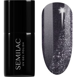 Semilac UV Hybrid Day and Night gel lak za nokte s korištenjem UV/LED lampe nijansa 399 Dark & Spark 7 ml Cene