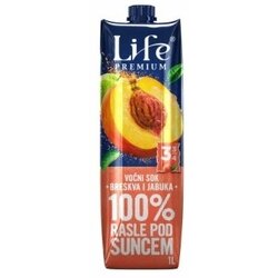 Nectar life premium 100% voćni sok breskva i jabuka 1L tetra brik Cene