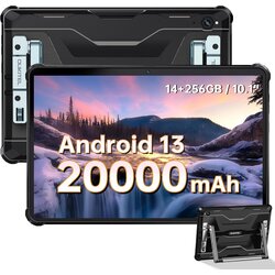 Oukitel RT6 14GB/256GB/TF 1TB, 4G-LTE črna Trpežna tablica računalnik, 20000mAh 10.1" Android 13, (21316763) Cene