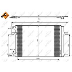 NRF HLADILNIK KLIME-KONDENZATOR OPEL ASTRA-J 13377762 Cene