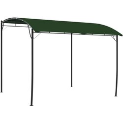 Gazebo Paviljon 3 x 3 x 2,55 m Zelena Tkanina in aluminij 180, (5000212546) Cene