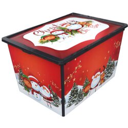 QUTU Kutija za odlaganje 37x52,5x31cm 50l Santa Claus 5472 Cene