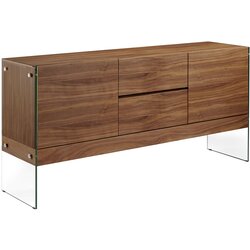 Angel Cerdá Orehova kredenca s steklenimi stranicami, (20571188) Cene