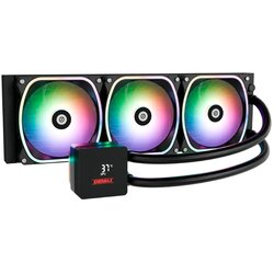 Enermax Aquafusion II 360 mm Processor All-in-one liquid cooler 12 cm Black Cene