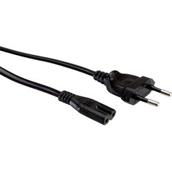 Value Strujni Kabel (3m, EU (Šuko) na 2-polni C7, crni) Cene